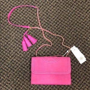 NWT Tory Burch Pink Cross-Body